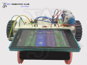mobile controlled robot