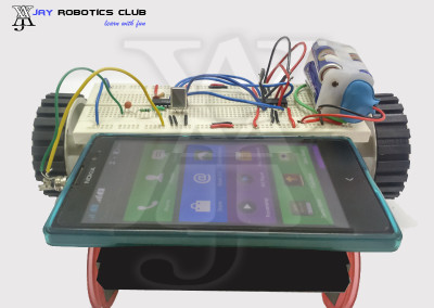 mobile controlled robot