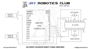 accident avoider robot using arduino