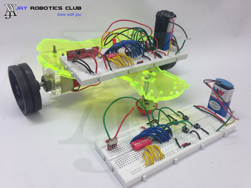 rf controlled robot