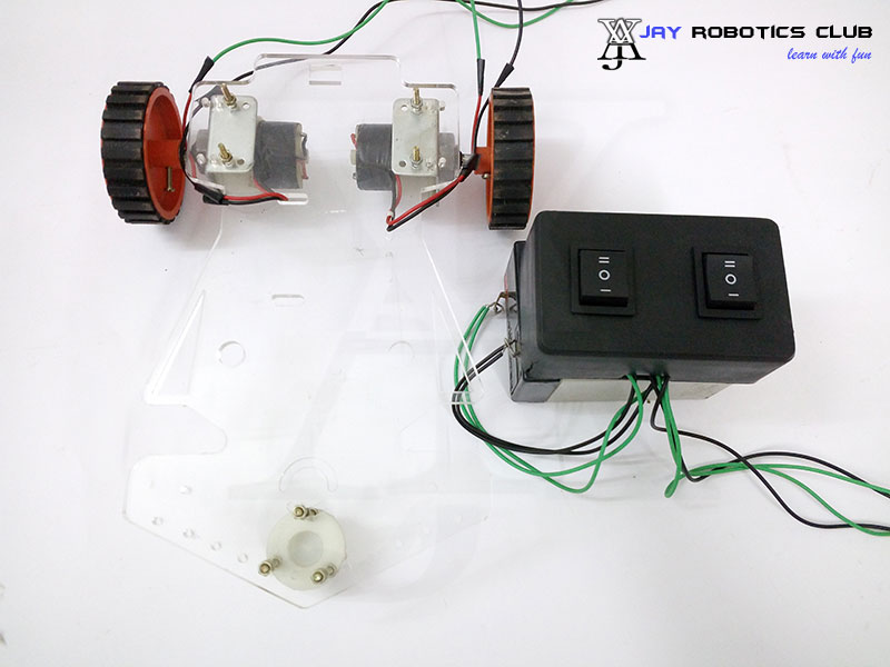 switch controlled wired robot